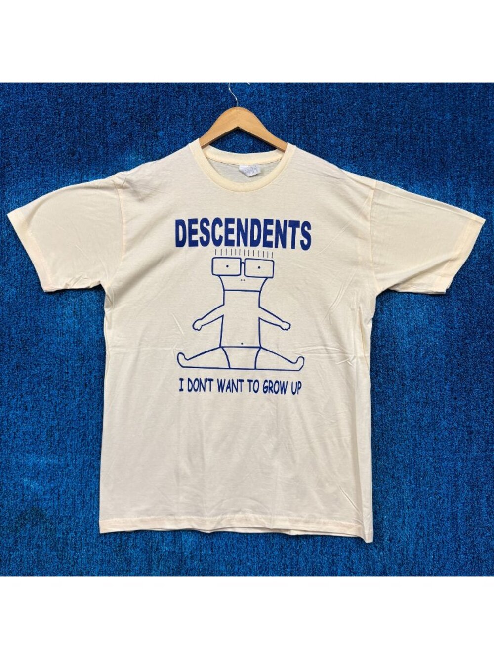 Descendents I Dont Want To Grow Up Rock Beige T-Shirt Size Extra Large
